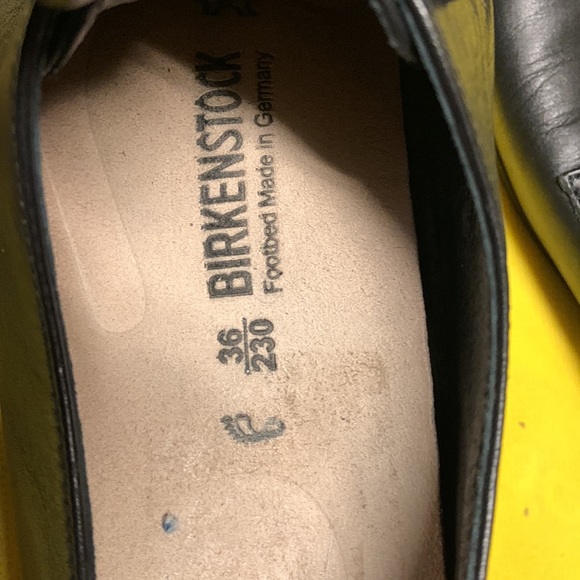 Birkenstock Saunders Lace Up Black Derby Shoes Women\'s Size 36